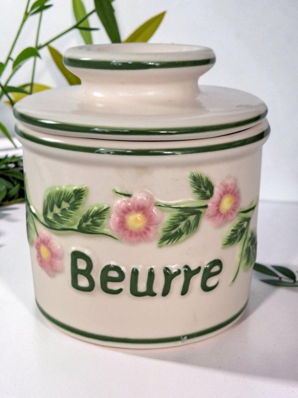 French Style The Original Butter Bell Crock by L.Tremain La Fleur Collection